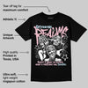 Medium Soft Pink 4s DopeSkill T-Shirt Distorted Realms Graphic