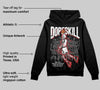 Bred Velvet 11s DopeSkill Hoodie Sweatshirt Thunder Dunk Graphic