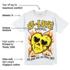 Vivid Sulfur 4s DopeSkill T-Shirt Crying Heart Graphic