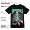 Cyan Burst 9060 DopeSkill T-Shirt Thunder Dunk Graphic