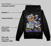 Lakers 4s DopeSkill Hoodie Sweatshirt Born To Be Rich Graphic