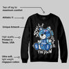 Blueberry 12s DopeSkill Sweatshirt Smile Through The Pain Graphic