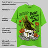 Neon Green Collection DopeSkill Neon Green T-shirt Reap What You Sow Graphic