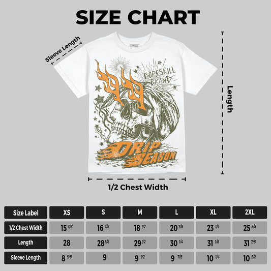 Olive 5s DopeSkill Oversize Print T-Shirt Drip Season Graphic