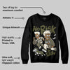 Medium Olive 3s DopeSkill Sweatshirt No Risk No Story Graphic