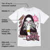 Dunk Smokey Mauve Playful Pink White Brown DopeSkill T-Shirt NPC Graphic