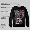 Black Cement 3s DopeSkill Sweatshirt Side Hustle Graphic