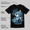 University Blue 14s DopeSkill T-Shirt Smile Through The Pain Graphic