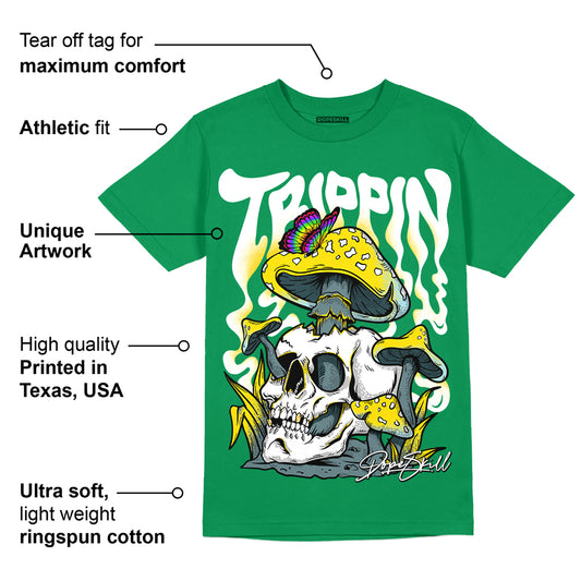 Lucky Green 5s DopeSkill Green T-shirt Trippin Graphic