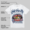 Summit White Navy 4s DopeSkill T-Shirt Hot Mouth Graphic