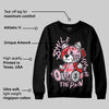 Arctic Pink 5s DopeSkill Sweatshirt Smile Through The Pain Graphic