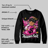 Rick RO Pink Leather Sneakers DopeSkill Sweatshirt Heaven Sent Graphic