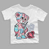 Jordan 5 Easter  DopeSkill Toddler Kids T-shirt Broken Heart Graphic Streetwear - White 