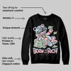 Medium Soft Pink 4s DopeSkill Sweatshirt Born To Be Rich Graphic