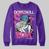 PURPLE Sneakers DopeSkill Purple Sweatshirt Stay It Busy Graphic Streetwear