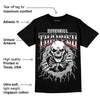 Black and White 14s DopeSkill T-Shirt Trapped Halloween Graphic