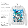 Military Blue 4s DopeSkill Sweatshirt Trippin Graphic