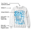 Military Blue 4s DopeSkill Sweatshirt Speak It Graphic