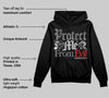 Black Cement 3s DopeSkill Hoodie Sweatshirt Protect Me From Evil Graphic