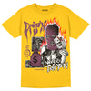 Jordan 1 Retro High OG Brotherhood DopeSkill University Gold T-Shirt Drip'n Never Tripp'n Graphic Streetwear