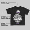 PURPLE 'Scared Money Don't Make No Money' DopeSkill Graphic Toddler Kids T-shirt