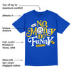 Laney 14s DopeSkill Varsity Royal T-shirt No Money No Funny Graphic