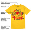 Yellow Collection DopeSkill Gold T-shirt No Money No Funny Graphic