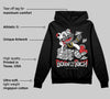 Black Cement 3s DopeSkill Hoodie Sweatshirt Born To Be Rich Graphic