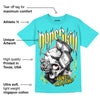 Cyan Burst 9060 DopeSkill Virtual Blue T-Shirt Money On My Mind Graphic