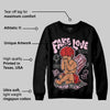 Arctic Pink 5s DopeSkill Sweatshirt False Love Graphic