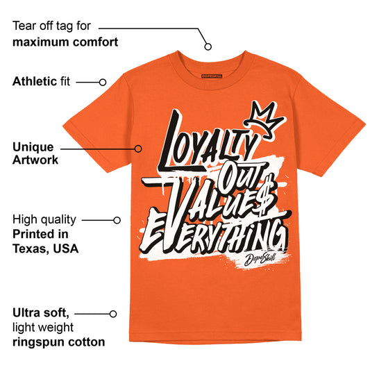 Georgia Peach 3s DopeSkill Orange T-shirt LOVE Graphic