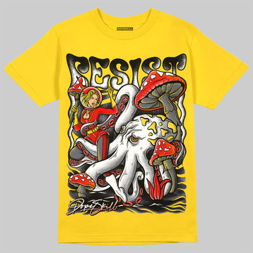 Lightning 4s DopeSkill Tour Yellow T-shirt Resist Graphic