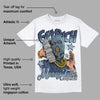 Diffused Blue Sail Grey White 1s DopeSkill T-Shirt Get Rich Graphic