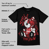 Black Toe Reimagined 1s DopeSkill T-Shirt Smile Through The Pain Graphic