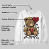 Earth 5s DopeSkill Sweatshirt Broken Bear Graphic