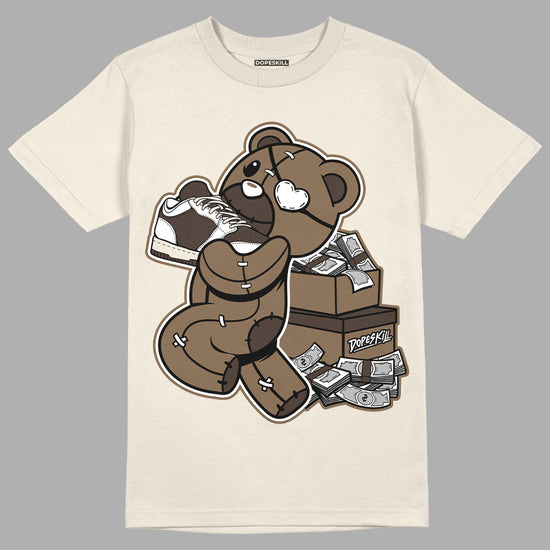 Travis Scott x Air Jordan 1 Low OG “Reverse Mocha”  DopeSkill Sail T-shirt Bear Steals Sneaker Graphic Streetwear 