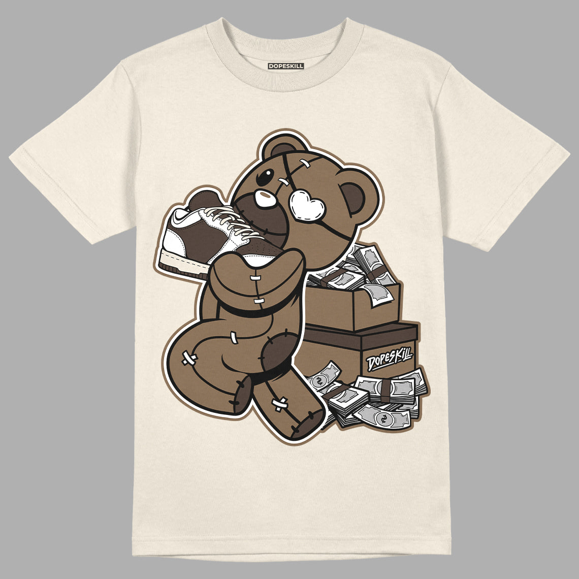 Travis Scott x Air Jordan 1 Low OG “Reverse Mocha”  DopeSkill Sail T-shirt Bear Steals Sneaker Graphic Streetwear 