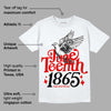 Red Cement 4S DopeSkill T-Shirt Juneteenth 1865 Graphic