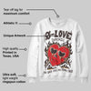 Earth 5s DopeSkill Sweatshirt Crying Heart Graphic