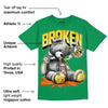 Green Collection DopeSkill Green T-shirt Sick Bear Graphic