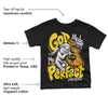 Yellow Ochre 6s DopeSkill Toddler Kids T-shirt God Made Me Perfect Graphic