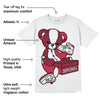 85 Metallic Burgundy 1s DopeSkill T-Shirt Sneakerhead BEAR Graphic