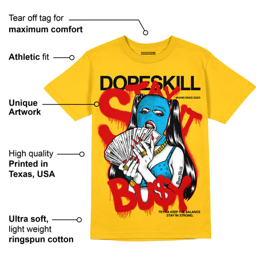 Yellow Collection DopeSkill Gold T-shirt Stay It Busy Graphic