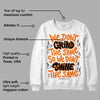 Orange Black White DopeSkill Sweatshirt Grind Shine Graphic