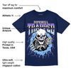 Georgetown 5s DopeSkill Midnight Navy T-shirt Trapped Halloween Graphic