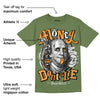 Olive 5s DopeSkill Olive T-shirt Money Don't Lie Graphic