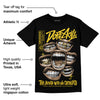 Black Tour Yellow AJ 4 Thunder DopeSkill Unisex T-Shirt The Mouth With No Droughts Graphic