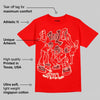 Red Collection DopeSkill Red T-shirt Real Y2K Players Graphic