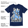 Midnight Navy 5s DopeSkill Navy T-Shirt MOMM Bear Graphic