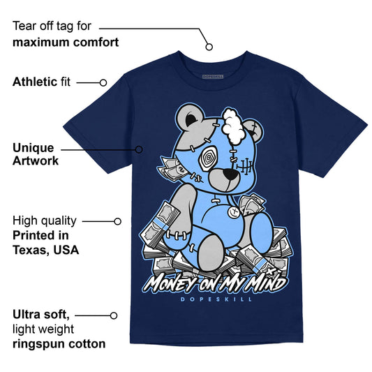 Midnight Navy 5s DopeSkill Navy T-Shirt MOMM Bear Graphic